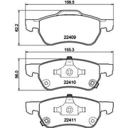 Mintex Front Brake Pad Set MDB4232