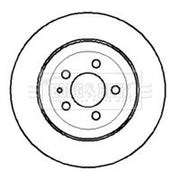Borg & Beck 2 x Vented Front Brake Discs BBD4092-x2