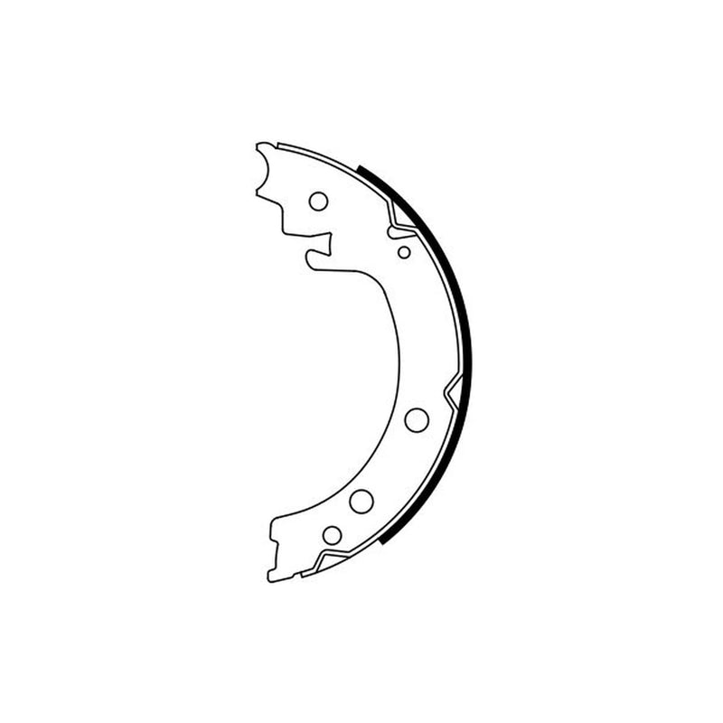 Bosch Parking Brake Shoe Set 0 986 487 935
