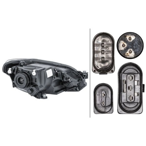 Hella Headlight Headlamp PY21W Left 1EJ 010 670-011