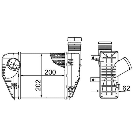 Mahle Intercooler (Charge Air Cooler) CI 423 000S
