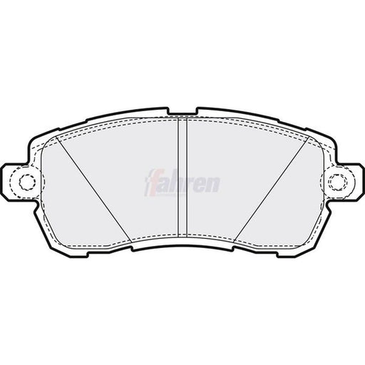 Fahren Front Brake Pad Set fits Ford Ka+ III 2016-2020 1.2 1.5