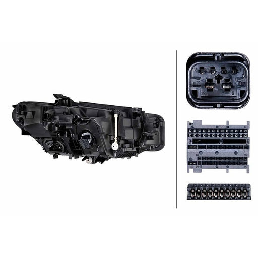 Hella Headlight Headlamp LED Left 1LX 016 808-631
