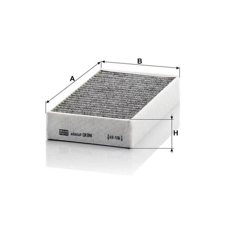 MANN-FILTER Cabin Air Filter (Pollen Filter) CUK 2646-2