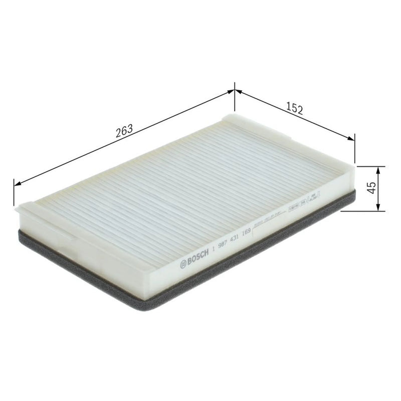 Bosch Cabin Air Filter (Pollen Filter) 1 987 431 169