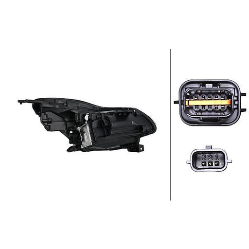 Hella Headlight Headlamp LED Left 1EX 013 930-611