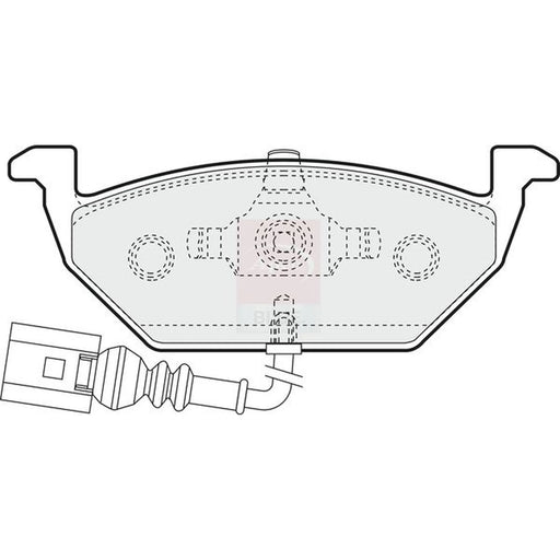 Apec Front Brake Pad Set PD3031