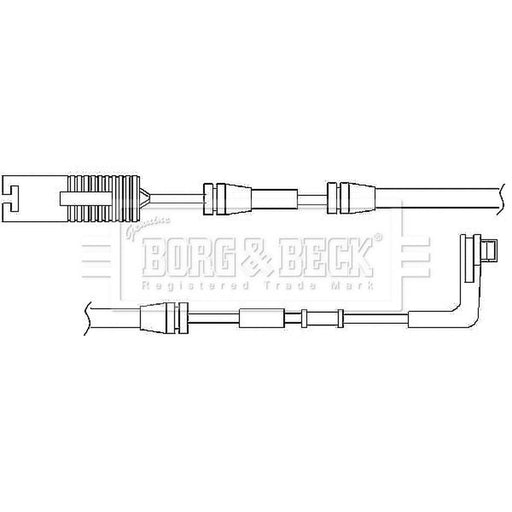 Borg & Beck Brake Pad Wear Sensor Front BWL3029