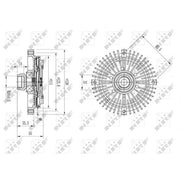 NRF Radiator Fan Clutch 49567