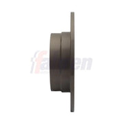 Fahren 2 x Solid Brake Discs fits BMW 1 2004-2011
