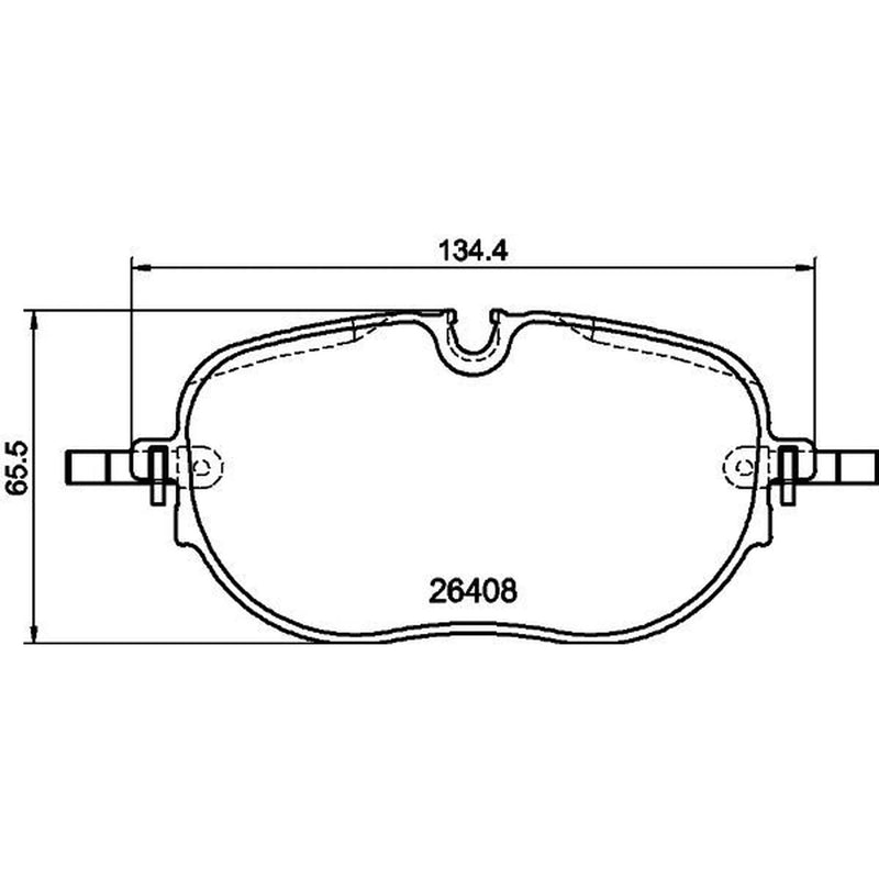 DON Front Brake Pad Set PCP2042