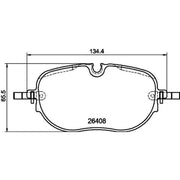 Mintex Front Brake Pad Set MDB3479