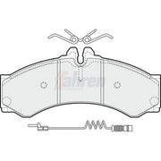 Fahren Rear Brake Pad Set fits Mercedes-Benz Sprinter 4-T 1995-2006