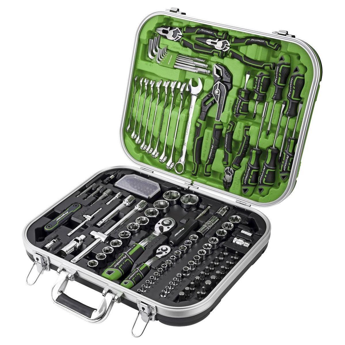 Sealey Mechanic's Tool Kit 144pc Hi-Vis Green AK7980HV Sealey  - Town Parts