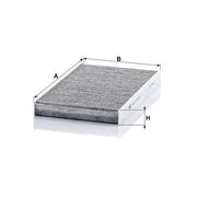 MANN-FILTER Cabin Air Filter (Pollen Filter) below the middle CUK 3241