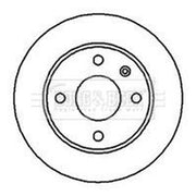 Borg & Beck 2 x Front Brake Discs BBD4686-x2