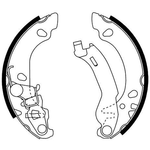 Mintex Brake Shoe Set Axle Kit MFR545