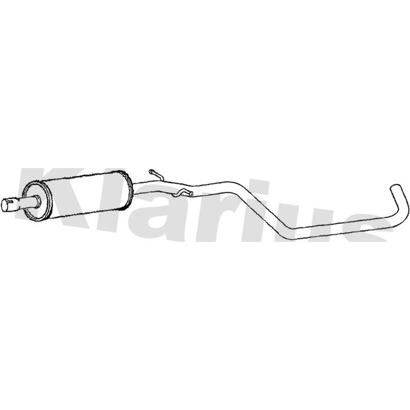 Klarius Box With Centre Pipe Centre VW614H