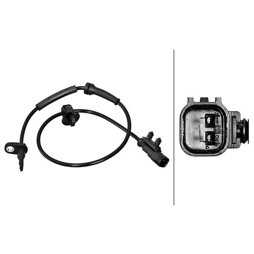 Hella ABS Wheel Speed Sensor Rear 6PU 358 217-211