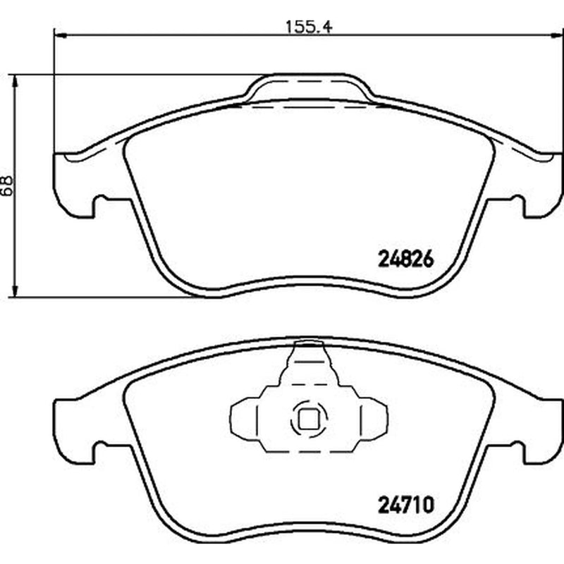 DON Front Brake Pad Set PCP1973