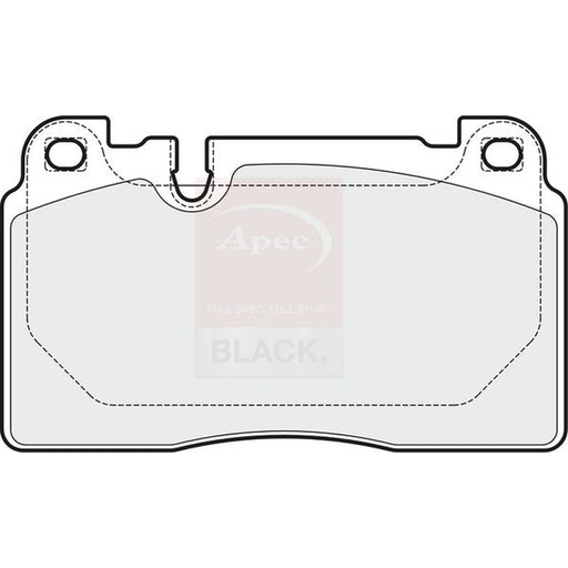 Apec Front Brake Pad Set PAD1936B