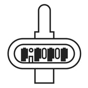 Bosch O2 Lambda Oxygen Sensor after catalytic converter 0 258 005 703