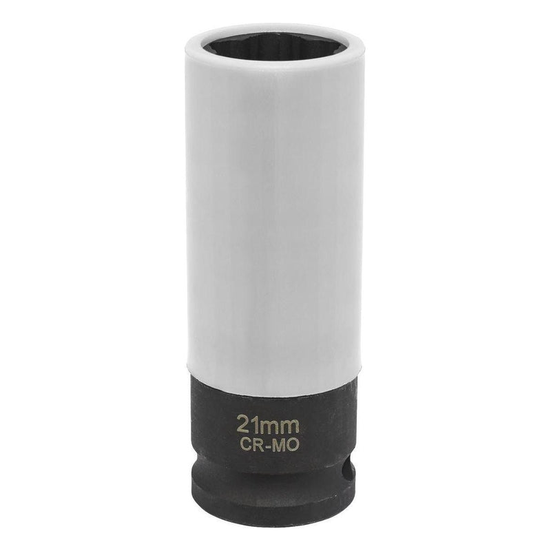 Sealey Alloy Wheel Impact Socket 1/2"Sq Drive 21mm Star Profile for Hyundai Sealey  - Town Parts