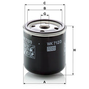 MANN-FILTER Fuel Filter Element WK 712/3