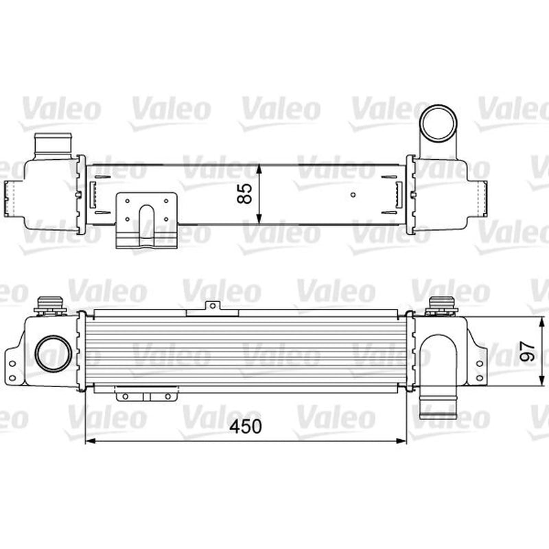 Valeo Intercooler (Charge Air Cooler) 818634