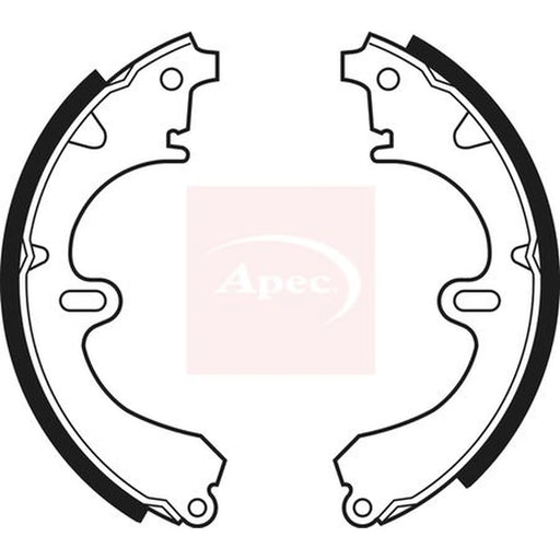 Apec Brake Shoe Set Axle Kit SHU369