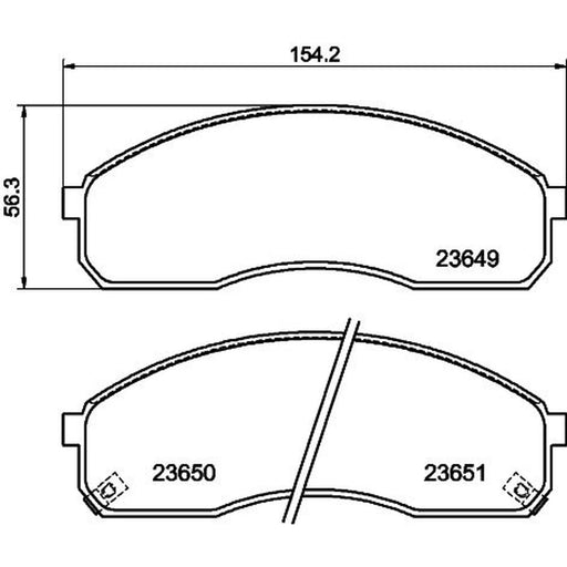 Mintex Front Brake Pad Set MDB2119