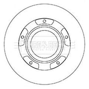Borg & Beck Rear Brake Discs BBD6067S-x2