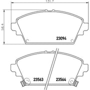 Mintex Front Brake Pad Set MDB1989