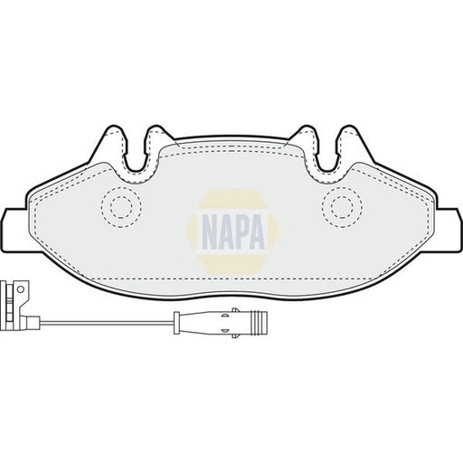 NAPA Front Brake Pad Set NBP1044