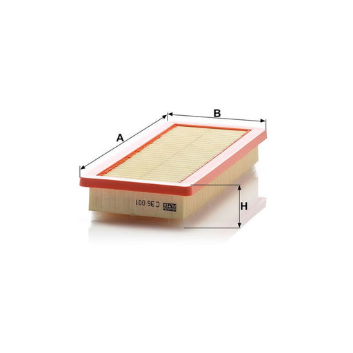 MANN-FILTER Engine Air Filter C 36 001
