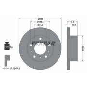 Textar 2 x Solid Front Brake Discs 92034400-x2