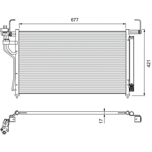 Valeo Air Conditioning Condenser 814400