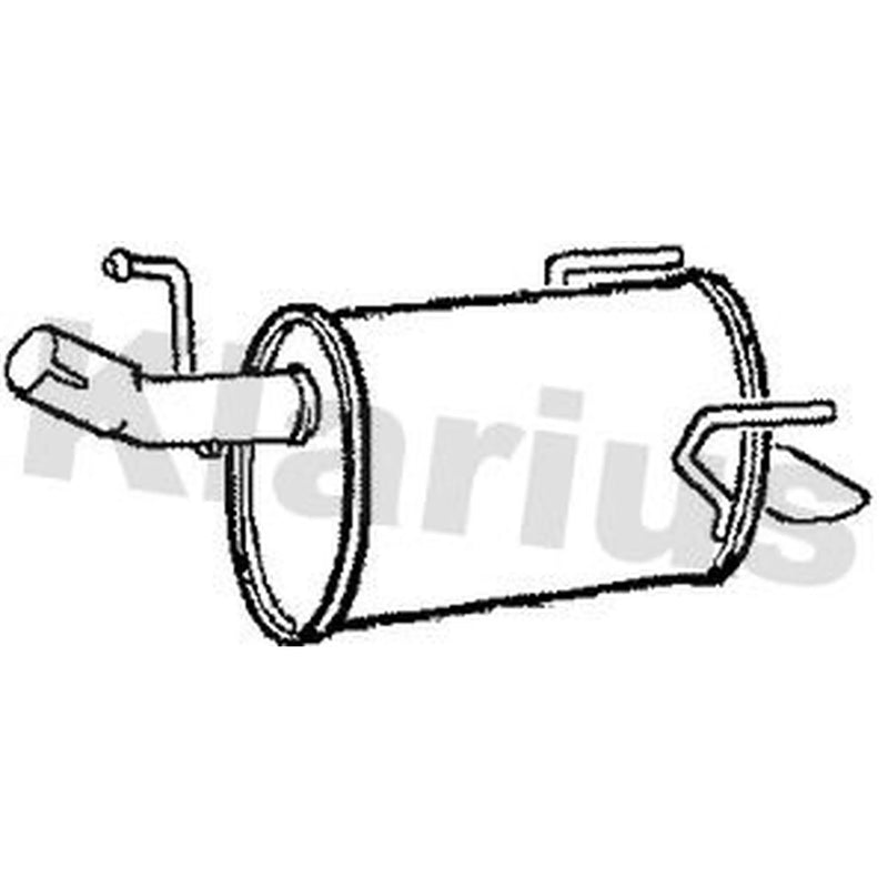 Klarius Box With Tail Pipe Rear GM473G
