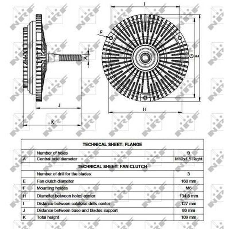 NRF Radiator Fan Clutch 49534