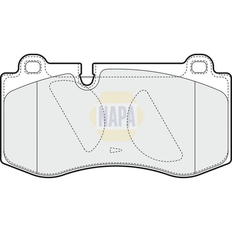 NAPA Front Brake Pad Set NBP1812