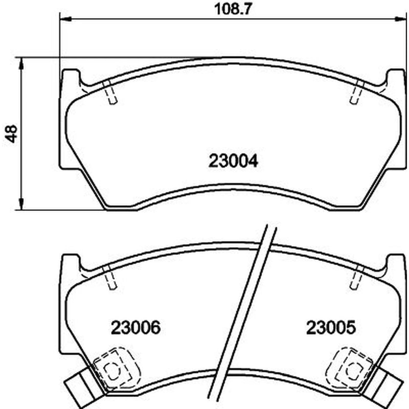 DON Front Brake Pad Set PCP1544