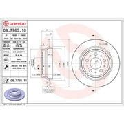 Brembo 2 x Solid Rear Brake Discs 08.7765.11-x2