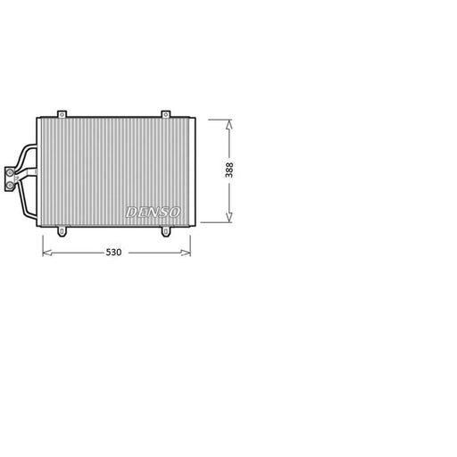 Denso Air Conditioning Condenser DCN23003