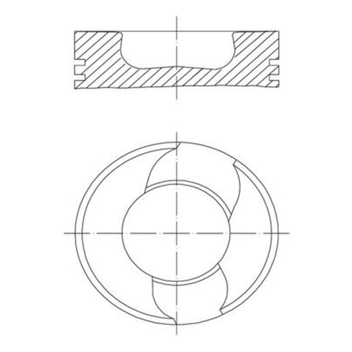 Mahle Piston Cylinder Bore = 128mm 229 41 30