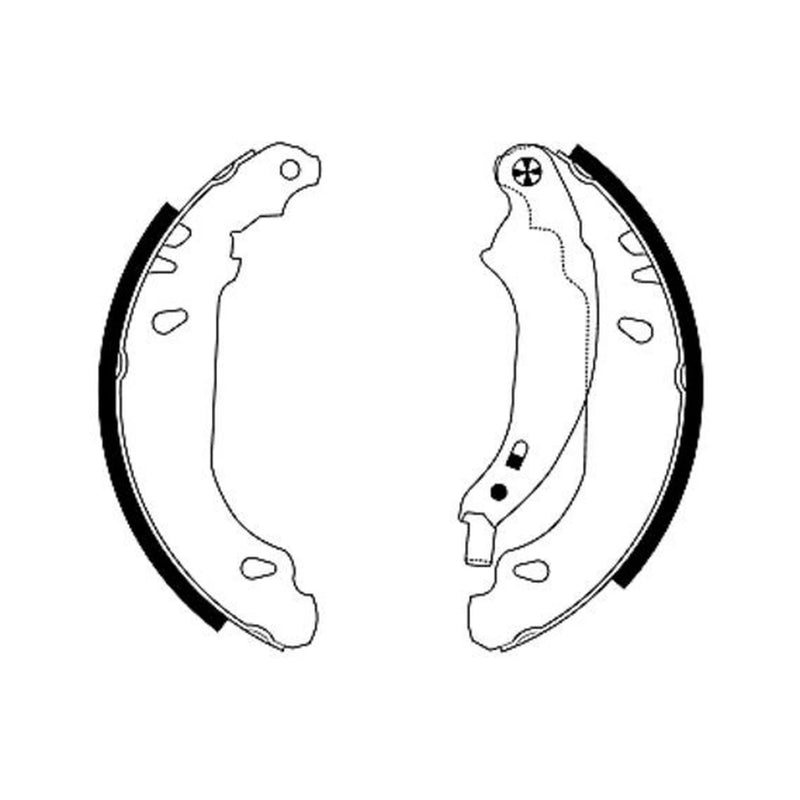 Textar Brake Shoe Set Axle Kit 91053700