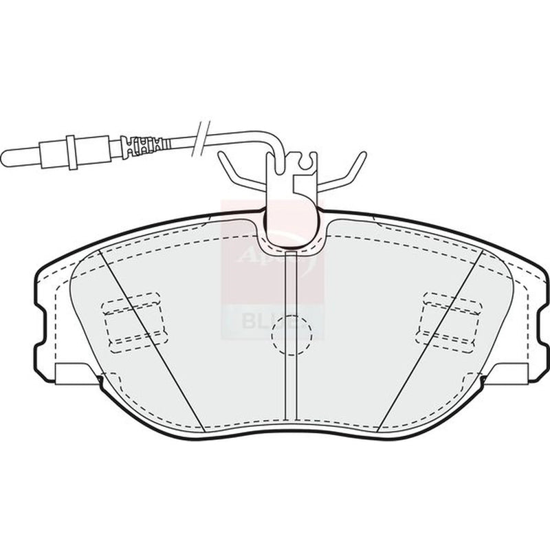 Apec Front Brake Pad Set PD3427