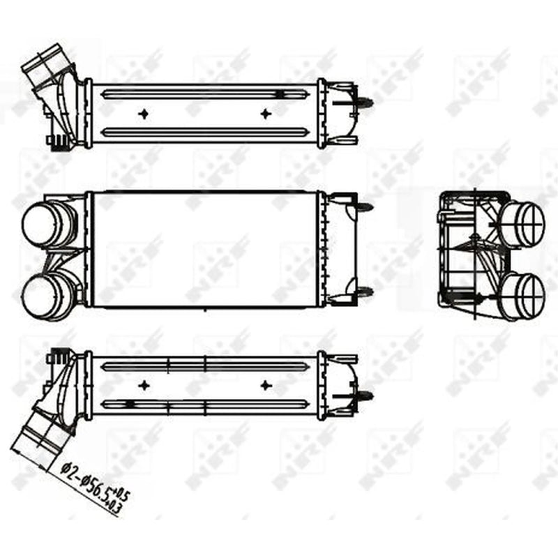 NRF Intercooler (Charge Air Cooler) 30191