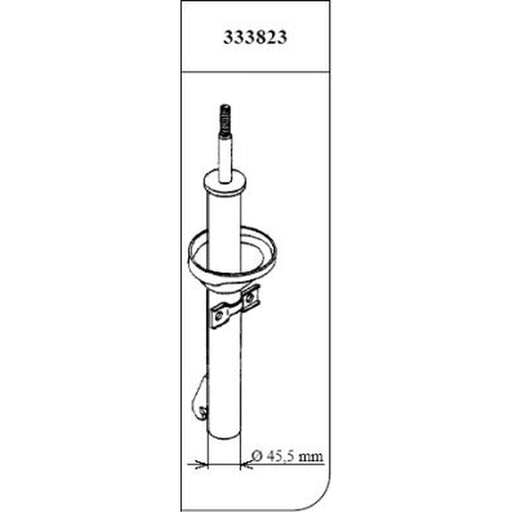 KYB Shock Absorber Damper Strut Front 333823