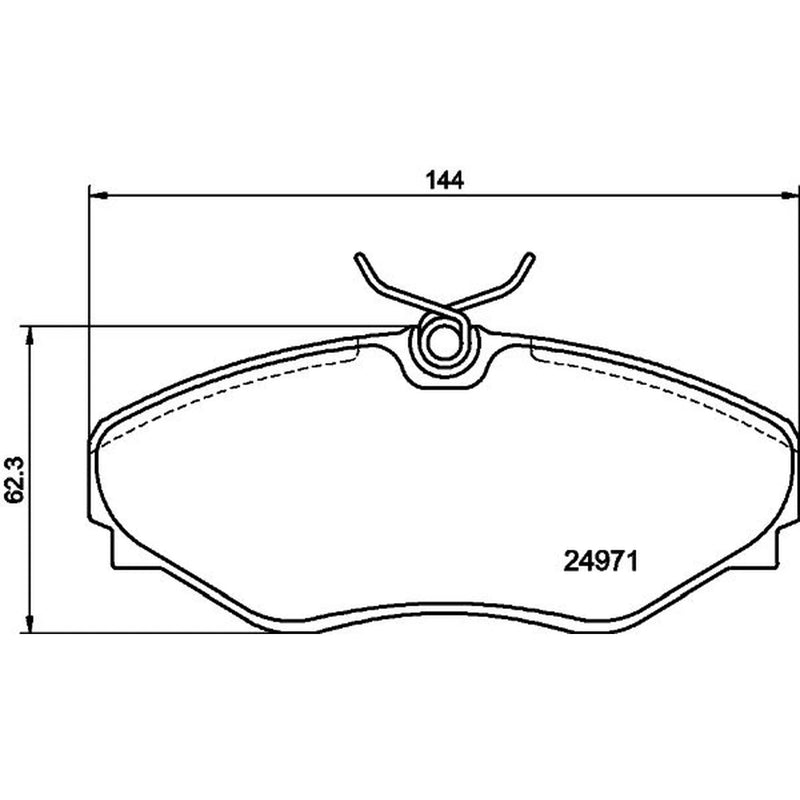 Mintex Front Brake Pad Set MDB2564