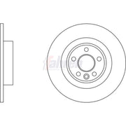 Fahren 2 x Brake Discs fits Land Rover Range Rover Evoque 2011-2019 2.0 2.2